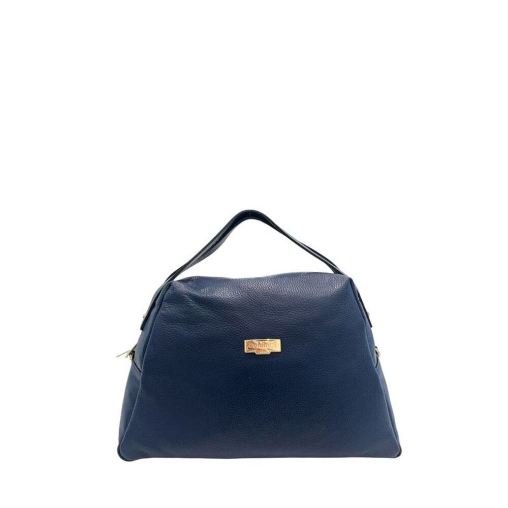 Baldinini Trend Blue Leather Women Women's Bag